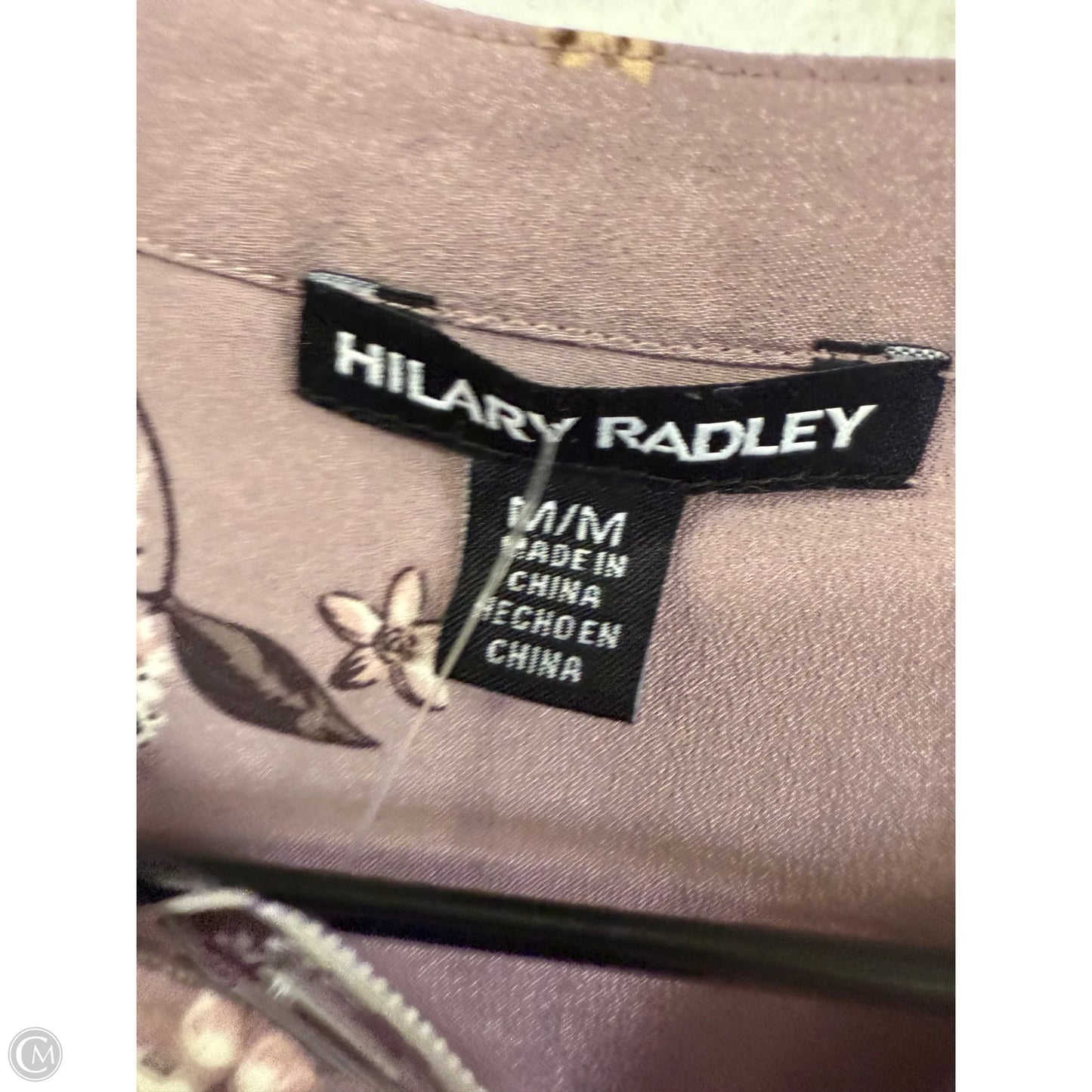 Top Long Sleeve By Hilary Radley In Purple, Size: M