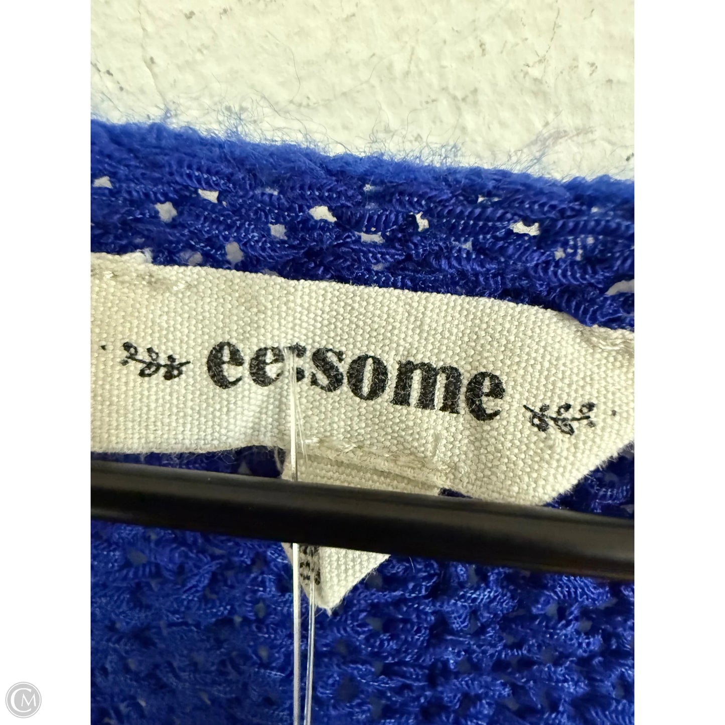 Sweater Short Sleeve By Ee Some In Blue, Size: S