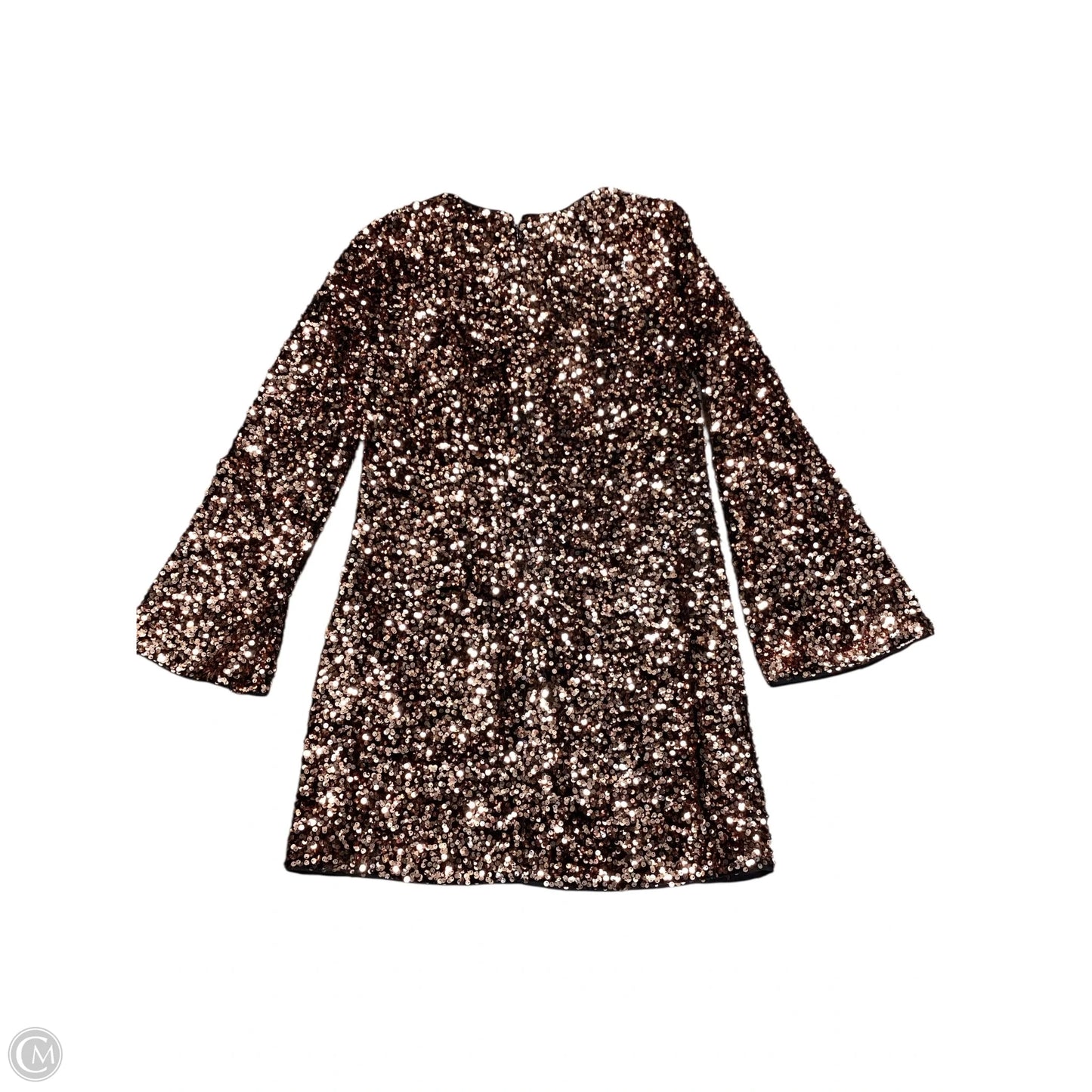 Dress Party Short By H&m In Gold, Size: S