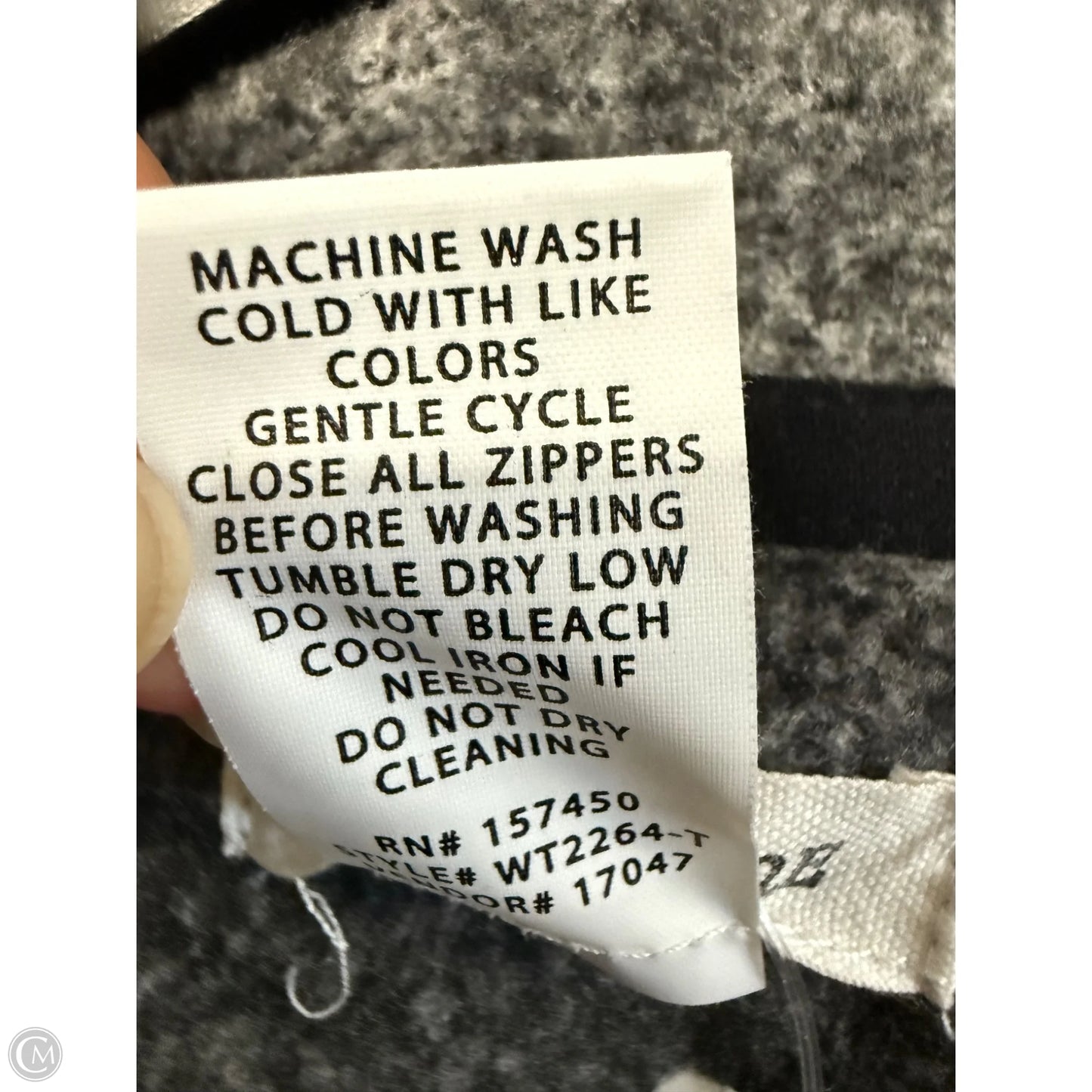 Sweatshirt Hoodie By Bke In Grey, Size: L