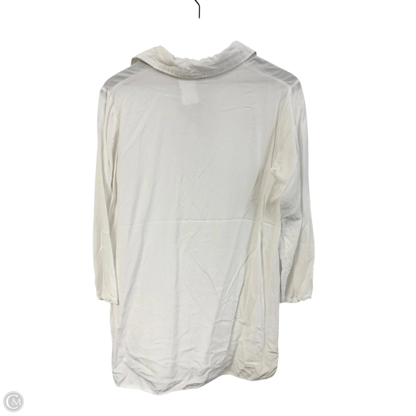 Blouse Long Sleeve By Cmf In White, Size: Xl