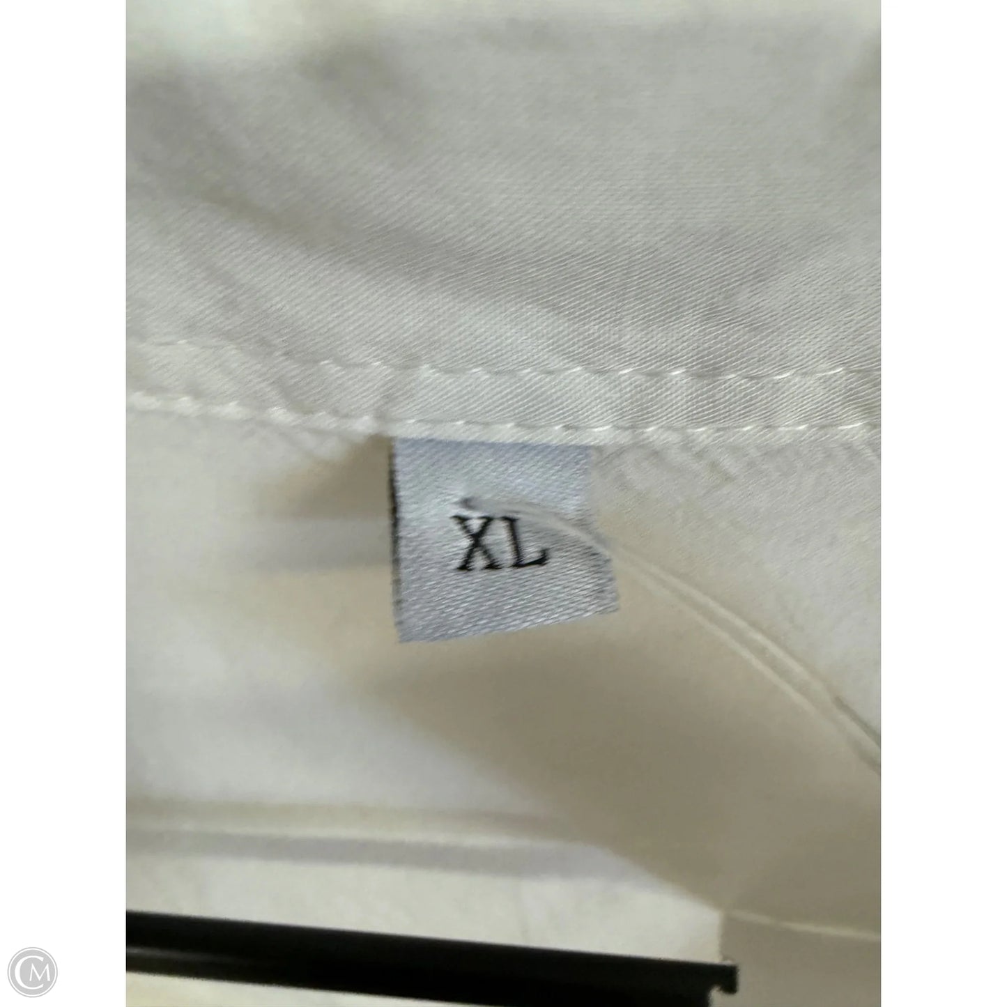 Blouse Long Sleeve By Cmf In White, Size: Xl
