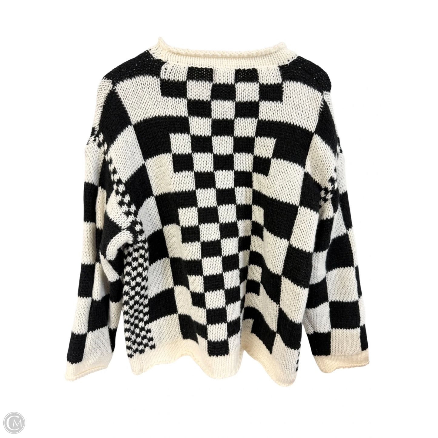 Sweater By Bibi In Black & White, Size: S