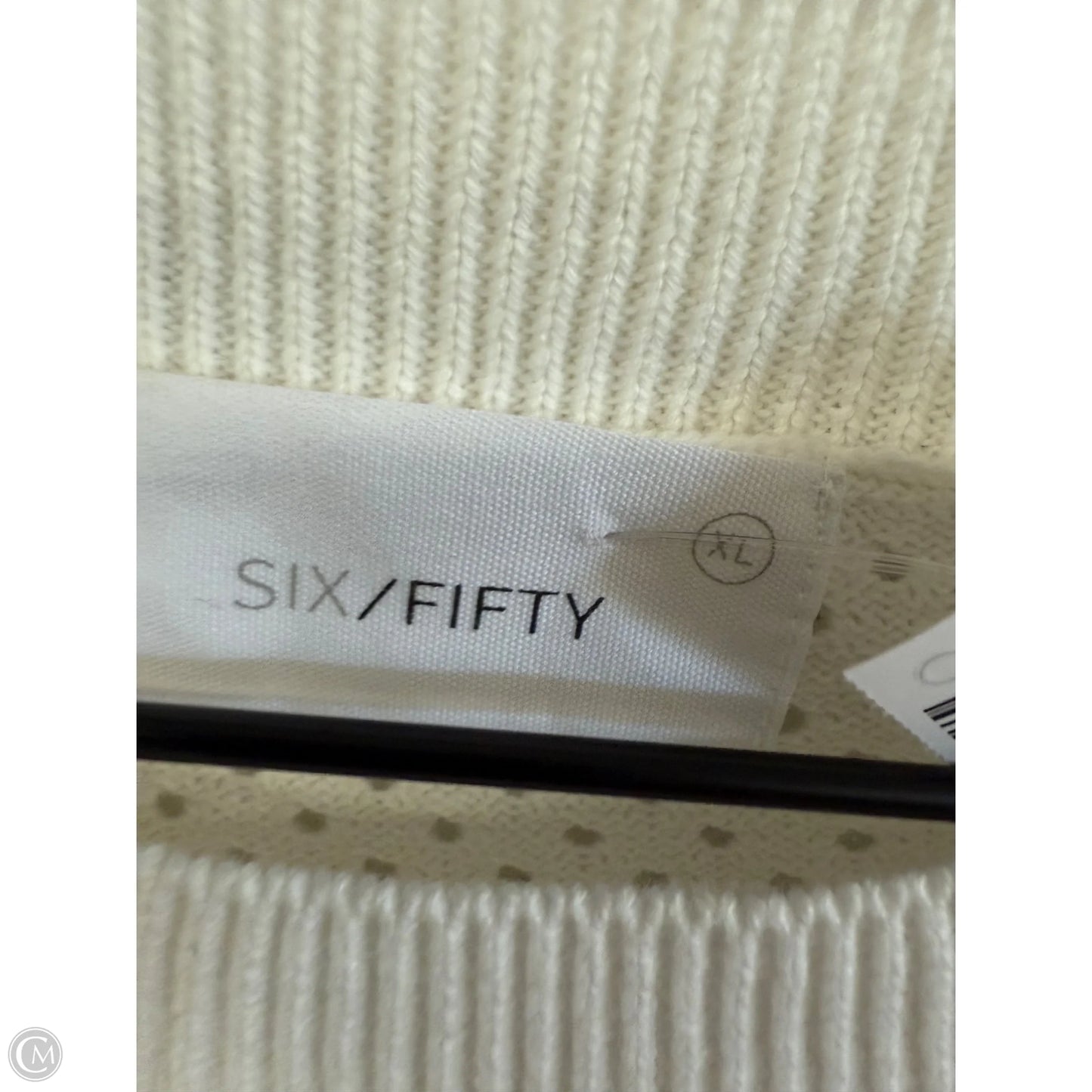 Sweater By Cmc In White, Size: Xl