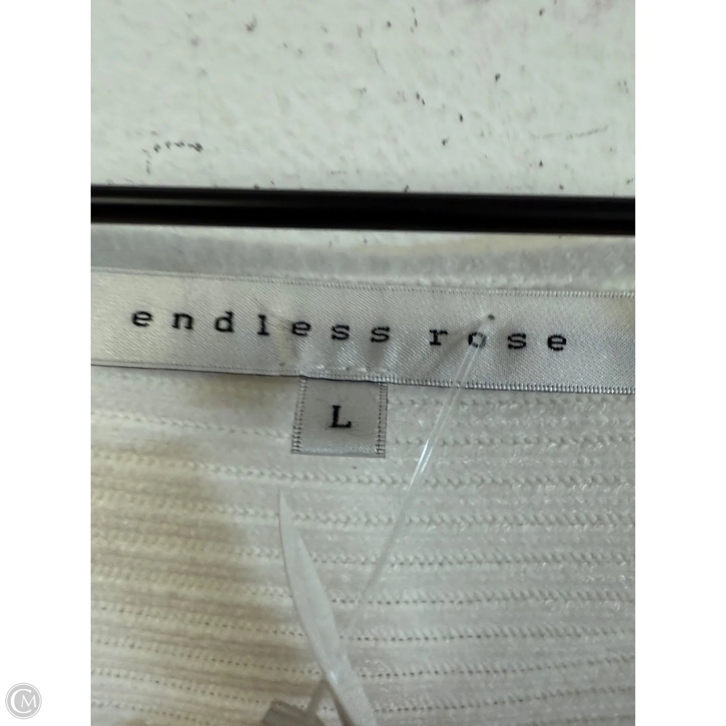Sweater By Endless Rose In White, Size: L