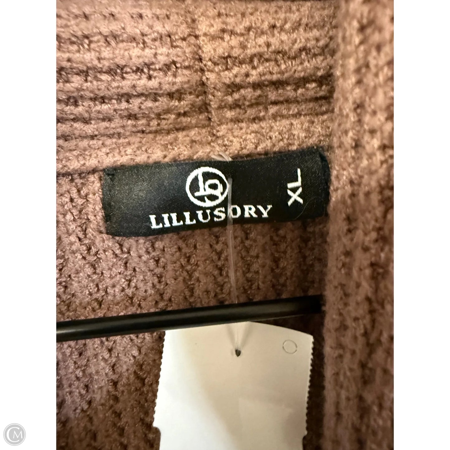 Sweater Cardigan By Clothes Mentor In Brown, Size: Xl