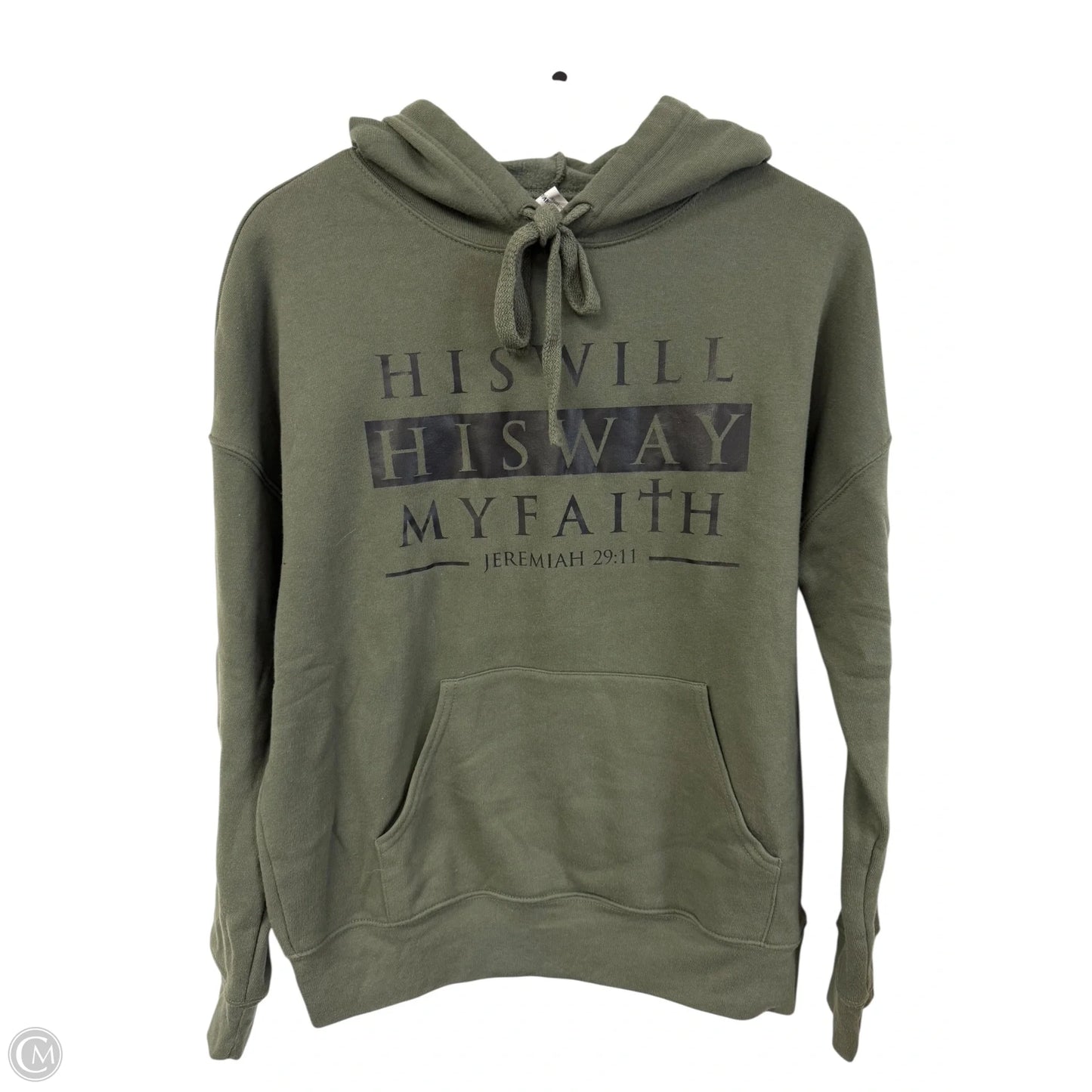 Sweatshirt Hoodie By Bella + Canvas In Green, Size: S