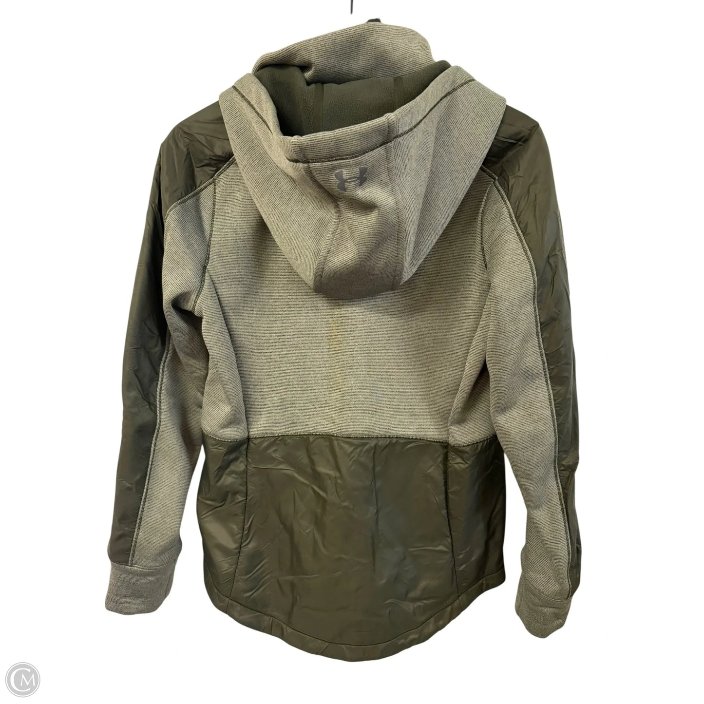 Athletic Jacket By Under Armour In Green, Size: M