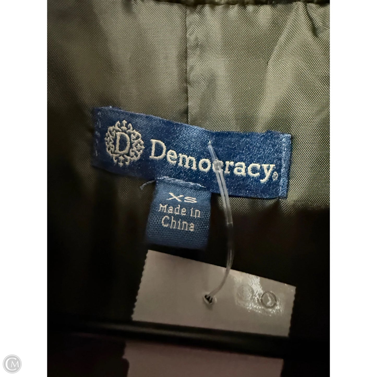 Vest Faux Fur & Sherpa By Democracy In Green, Size: Xs