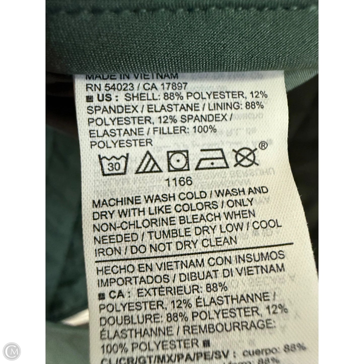 Jacket Puffer & Quilted By Old Navy In Green, Size: S
