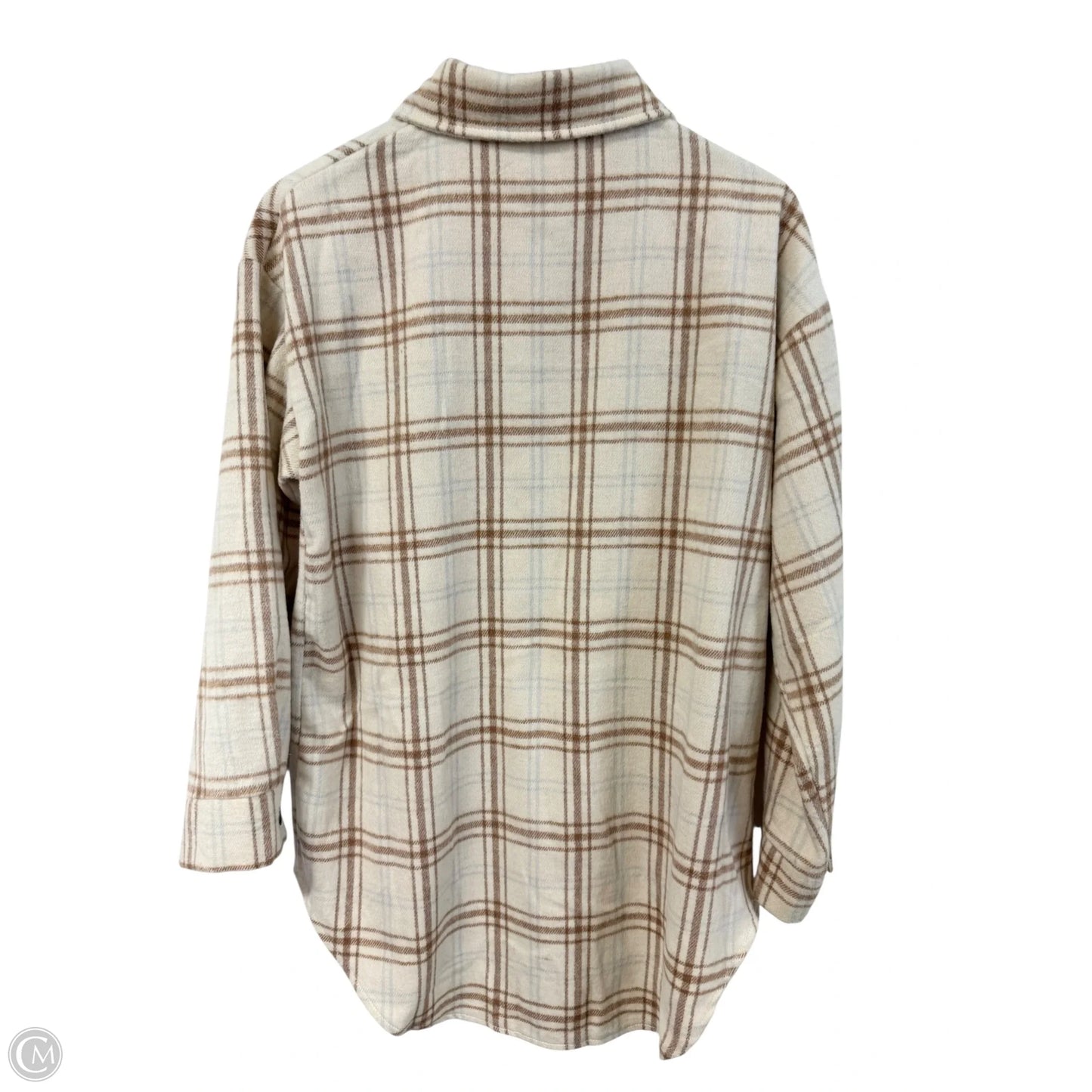 Jacket Shirt By Cmf In Cream, Size: L