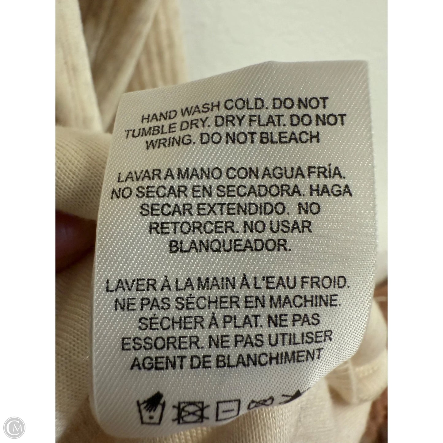 Jacket Shirt By Thread And Supply In Cream, Size: M