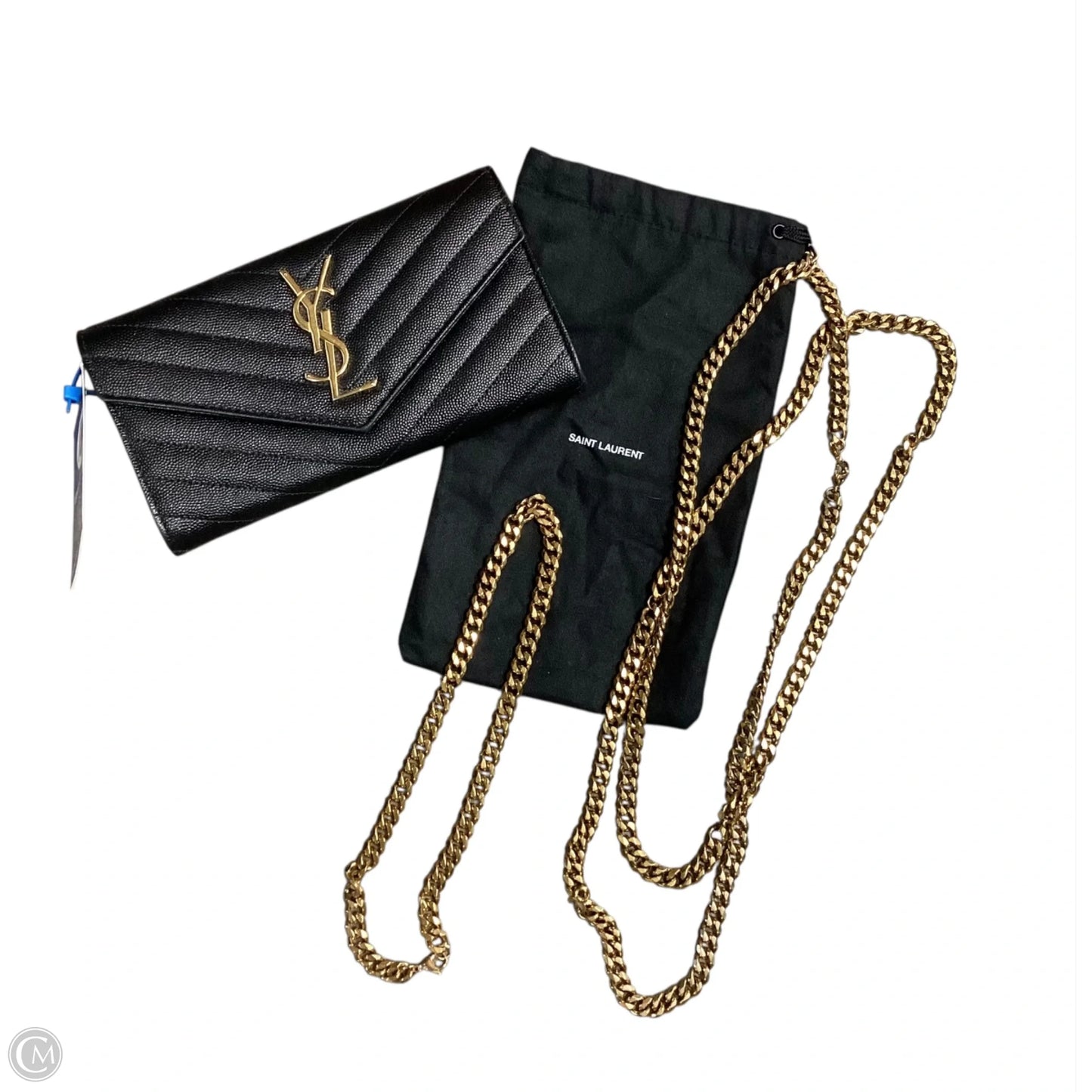 Wallet Luxury Designer By Yves Saint Laurent, Size: Large