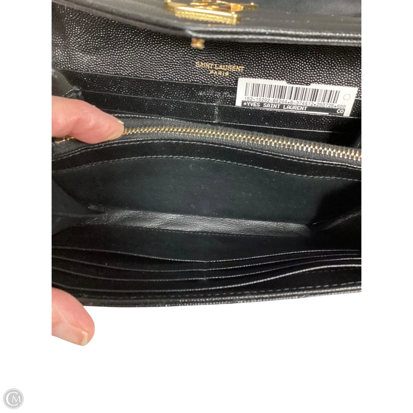 Wallet Luxury Designer By Yves Saint Laurent, Size: Large