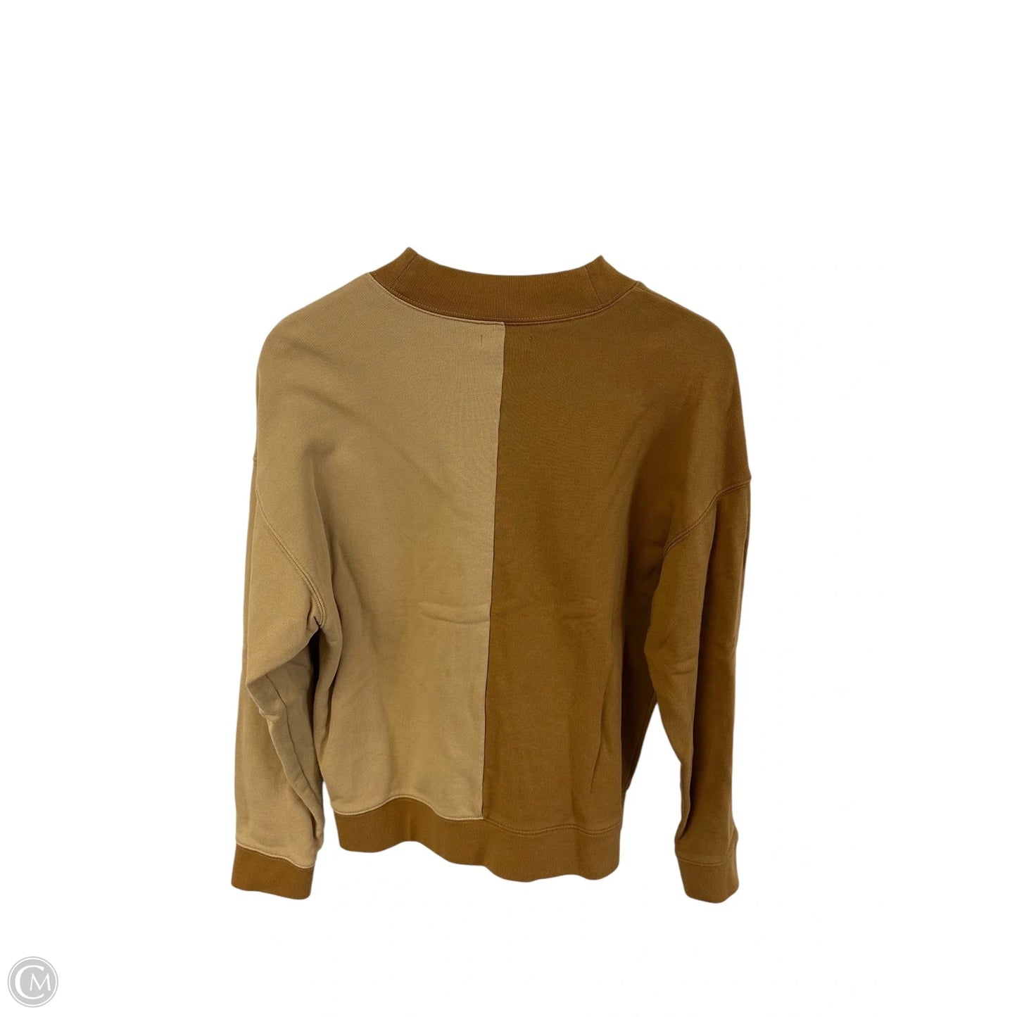 Sweatshirt Crewneck By Madewell In Yellow, Size: M