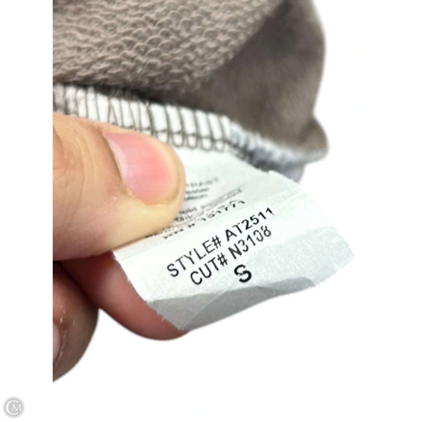 Top Long Sleeve By Gilli In Grey & Tan, Size: S