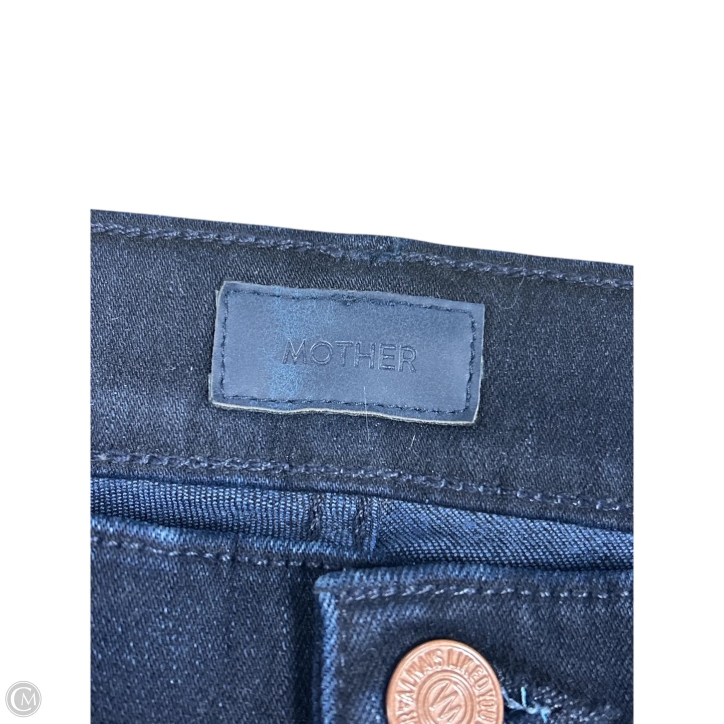 Jeans Straight By Mother Jeans In Blue Denim, Size: 2