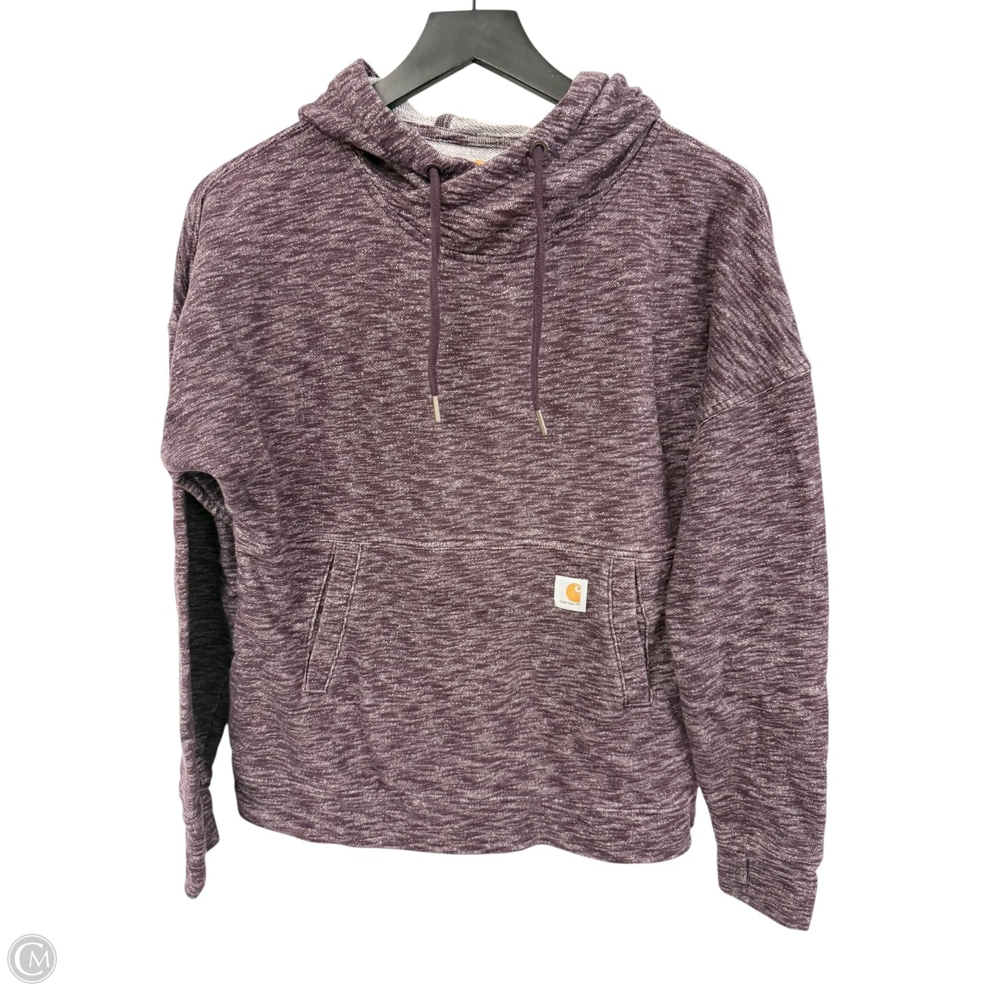 Sweatshirt Hoodie By Carhartt In Purple, Size: S