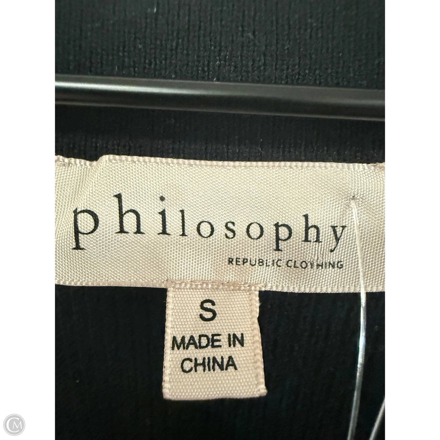 Sweater By Philosophy In Black, Size: S