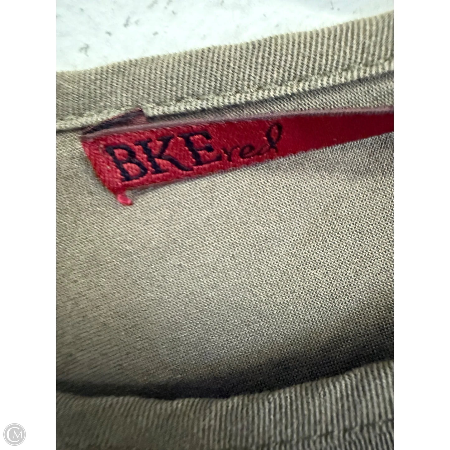 Top Short Sleeve By Bke In Green, Size: L