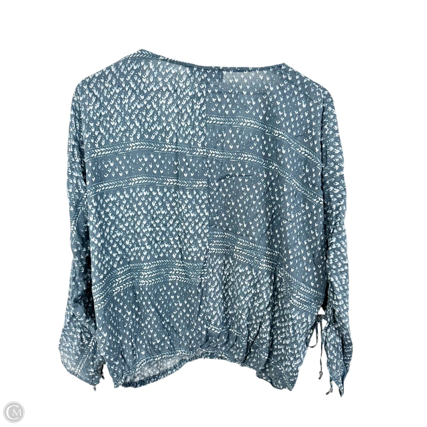 Top Short Sleeve By Lulus In Blue, Size: L