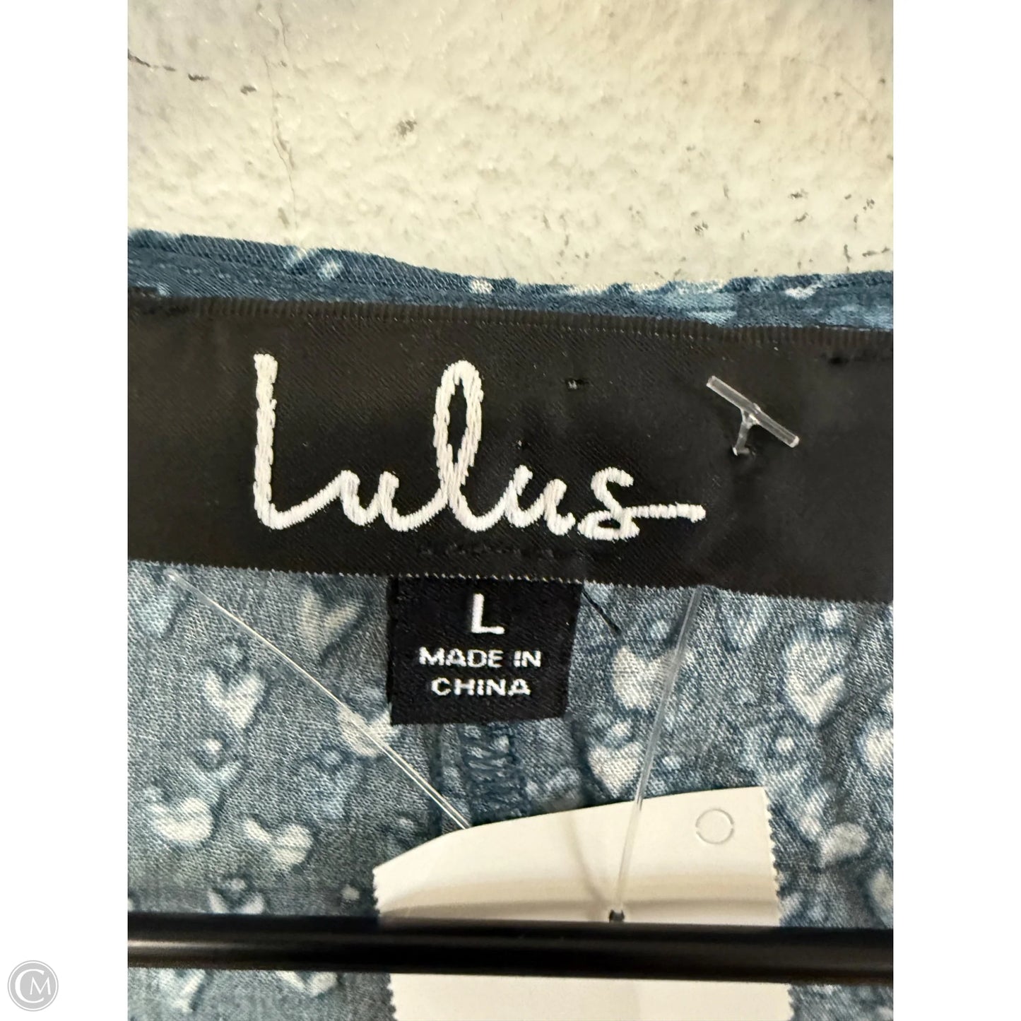 Top Short Sleeve By Lulus In Blue, Size: L