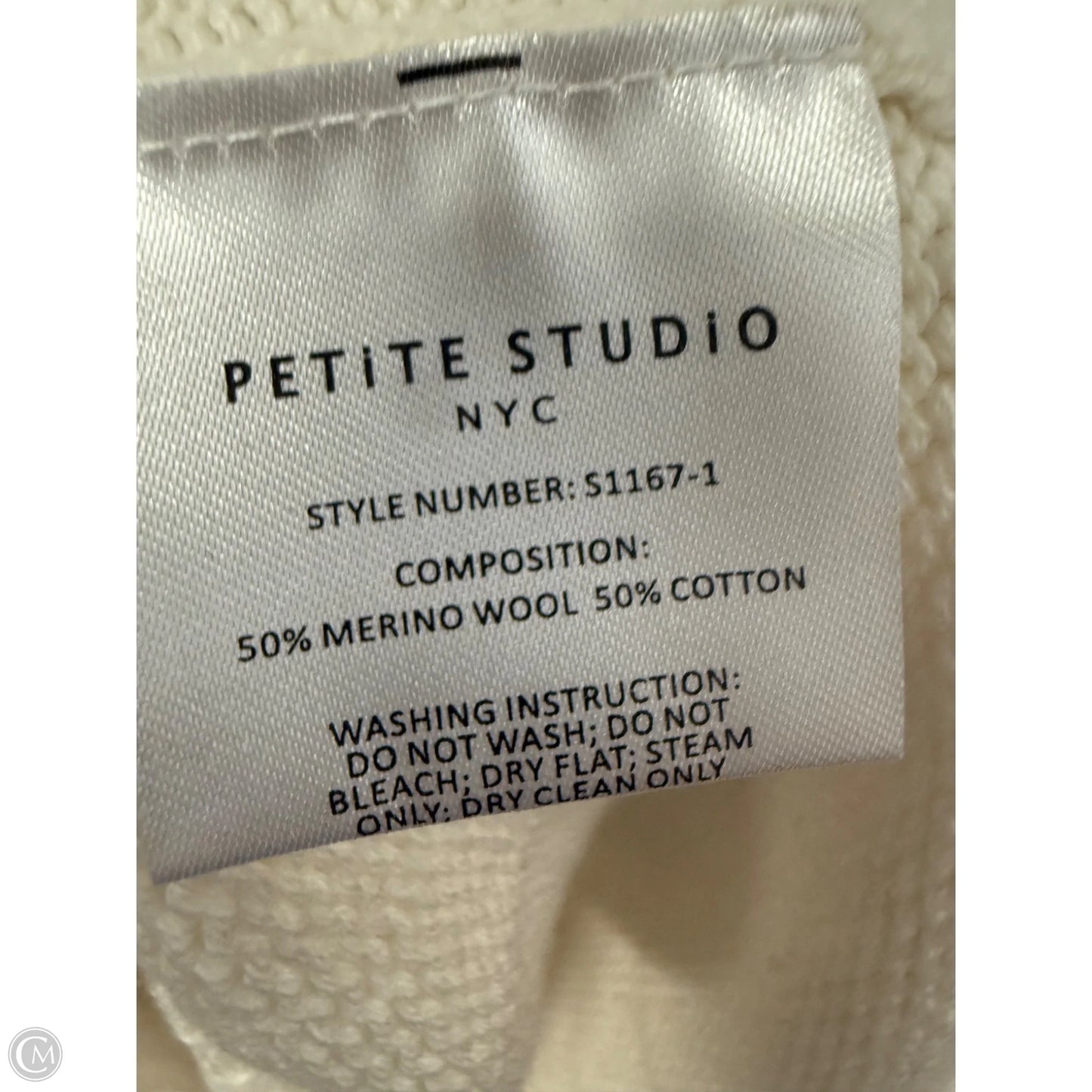 Sweater By Clothes Mentor In Black & White, Size: M