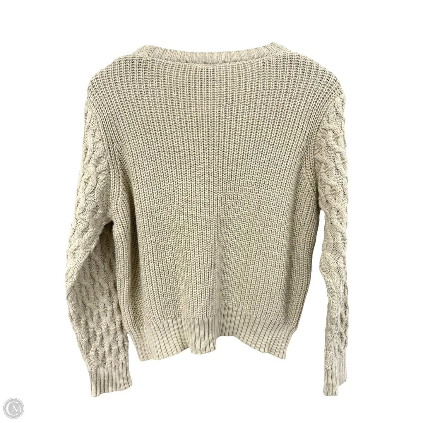 Sweater By Clothes Mentor In Beige, Size: M