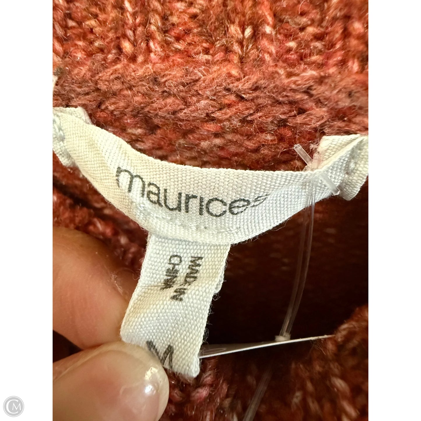 Sweater By Maurices In Orange, Size: M