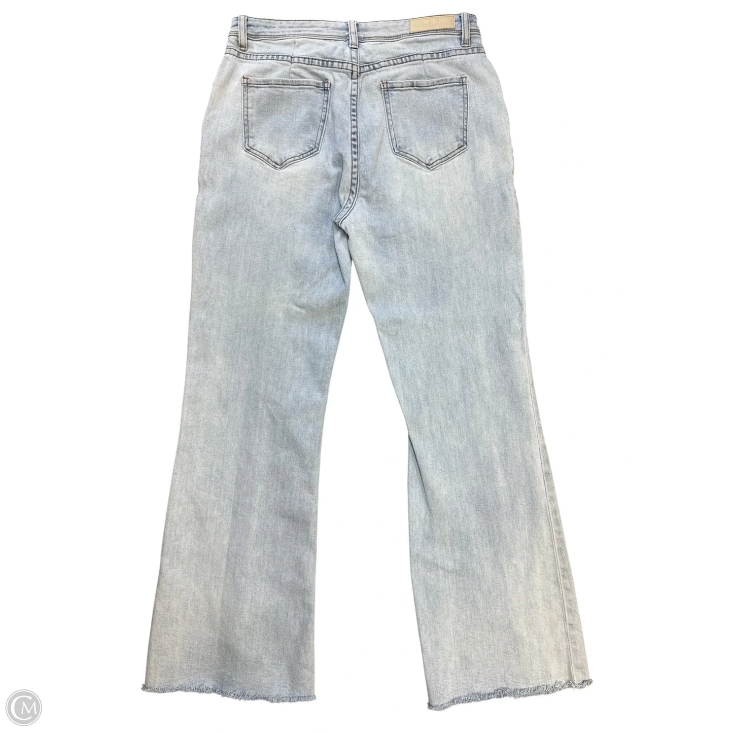 Jeans Flared By Clothes Mentor In Blue Denim, Size: 14