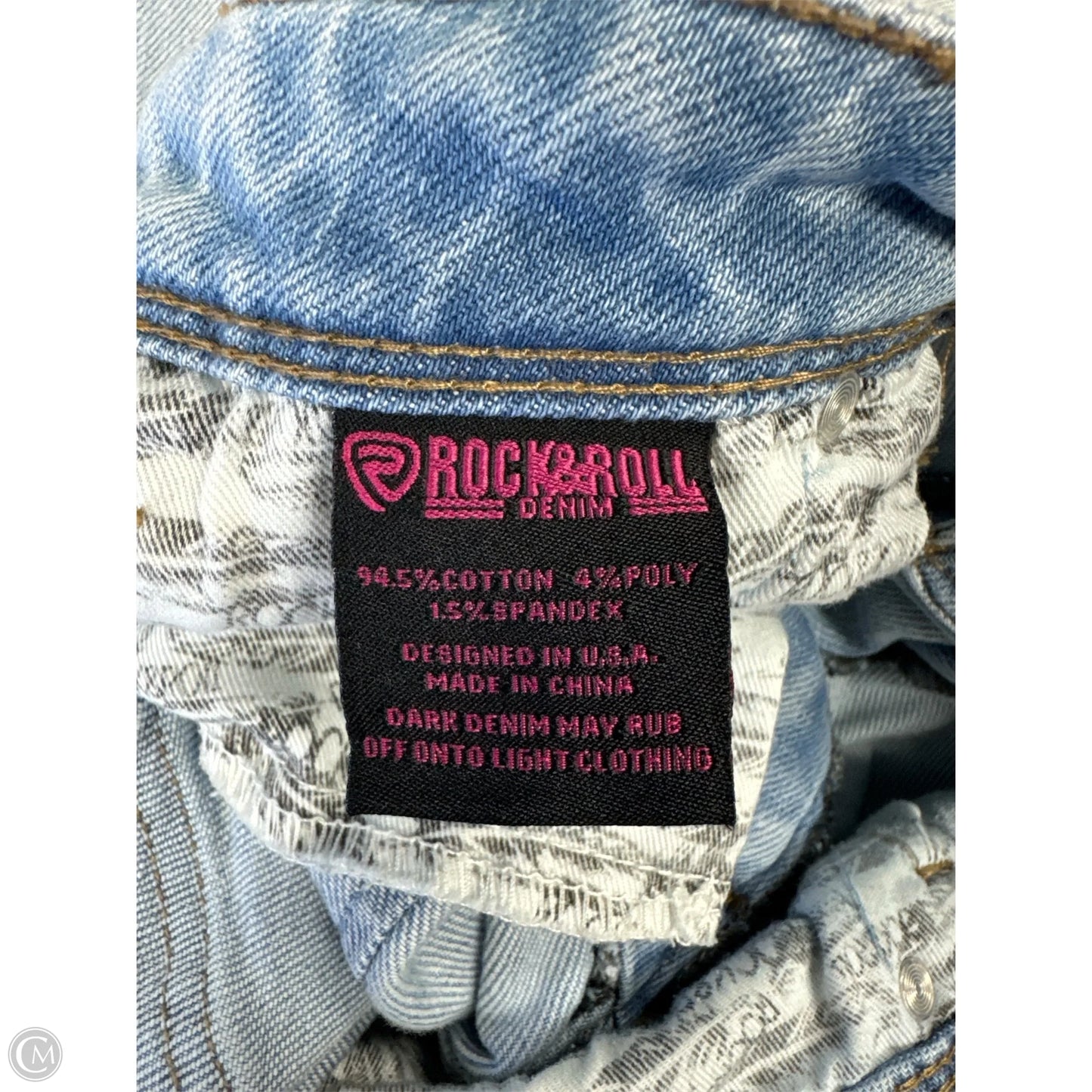 Jeans Flared By Clothes Mentor In Blue Denim, Size: 14