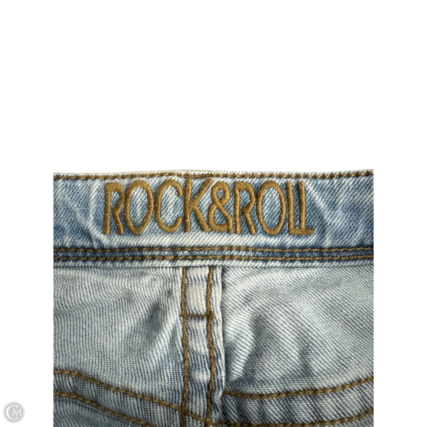 Jeans Flared By Clothes Mentor In Blue Denim, Size: 14