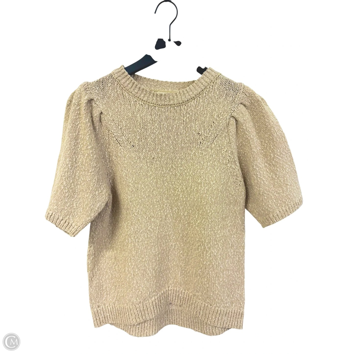 Sweater Short Sleeve By Universal Thread In Tan, Size: Xs