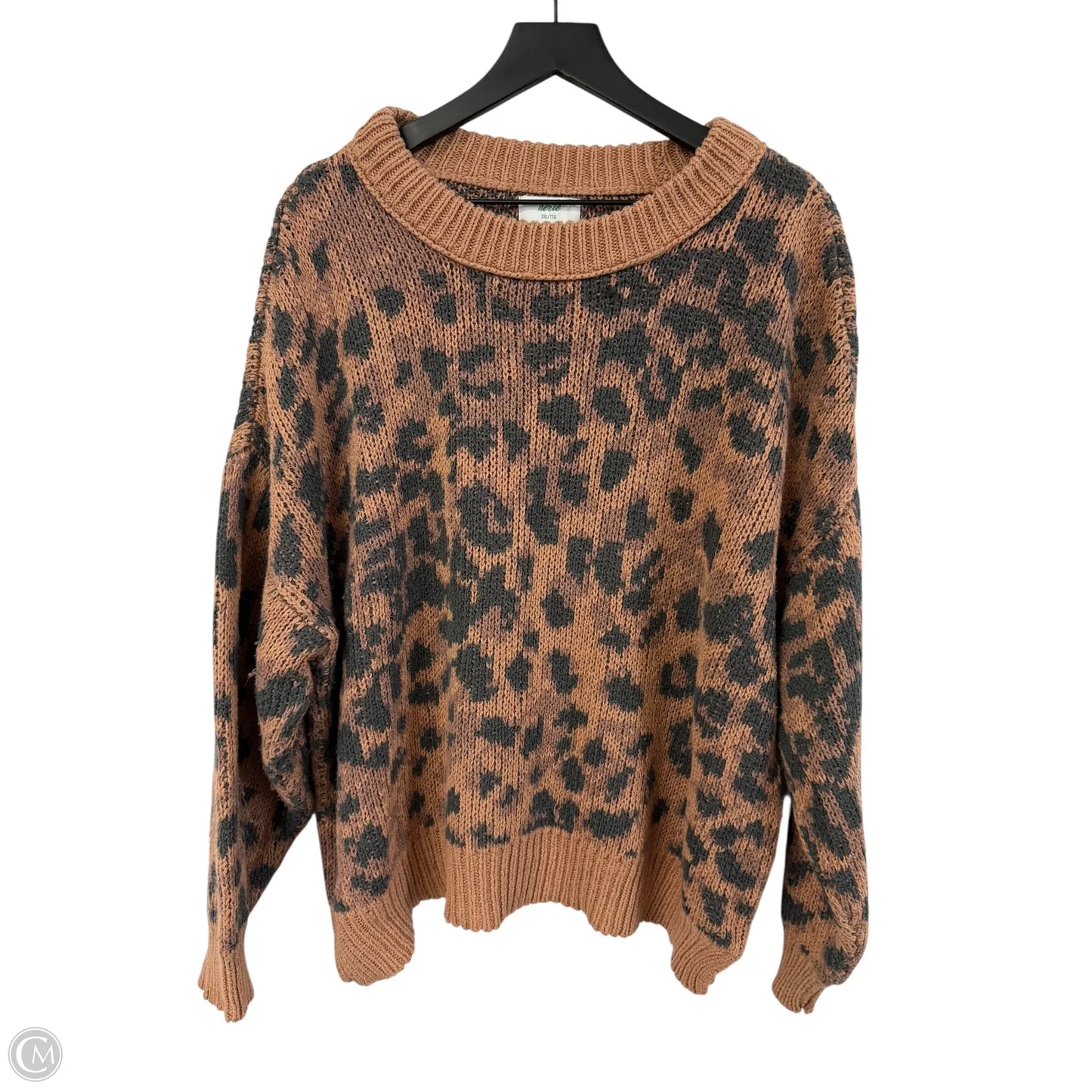 Sweater By Aerie In Black & Brown, Size: Xxl