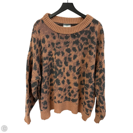 Sweater By Aerie In Black & Brown, Size: Xxl