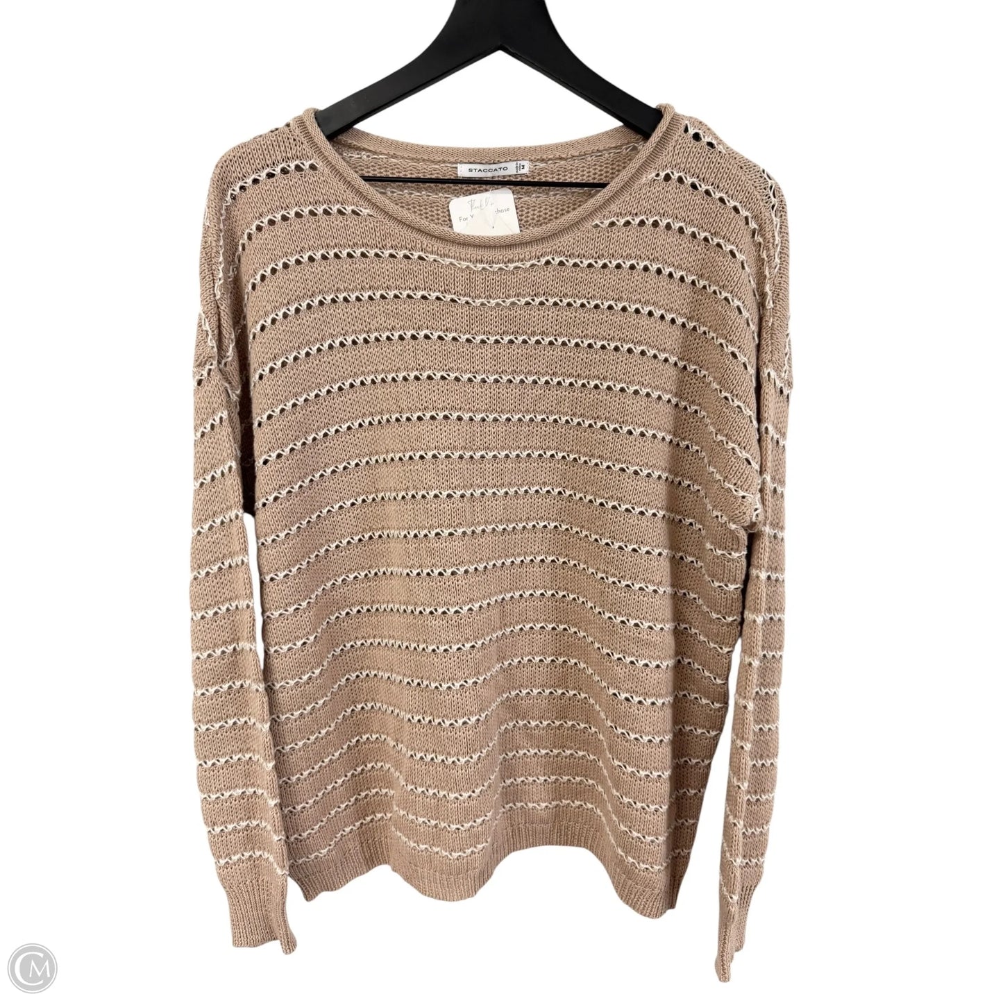 Sweater By Staccato In Tan, Size: M