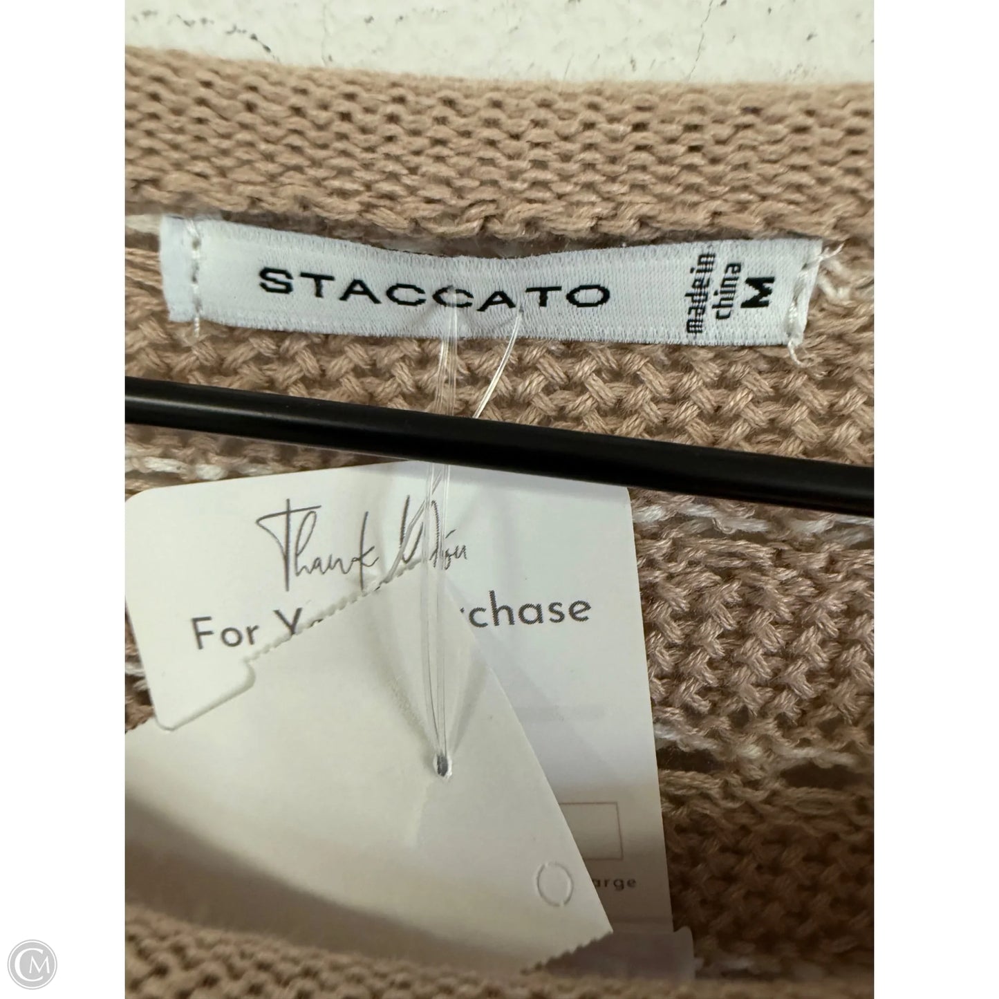 Sweater By Staccato In Tan, Size: M