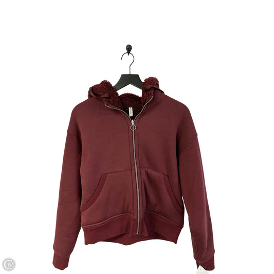 Sweatshirt Hoodie By Athleta In Red, Size: S