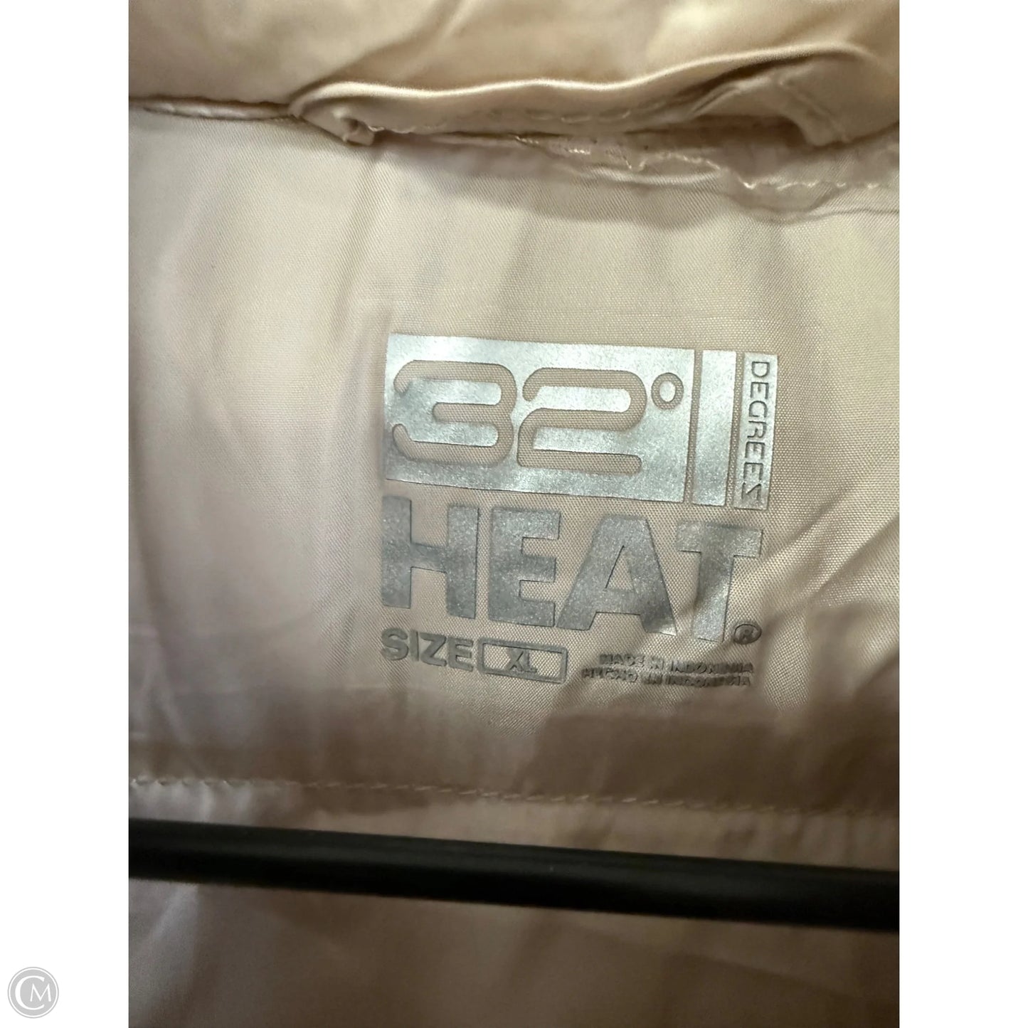 Vest Puffer & Quilted By 32 Degrees In Tan, Size: Xl