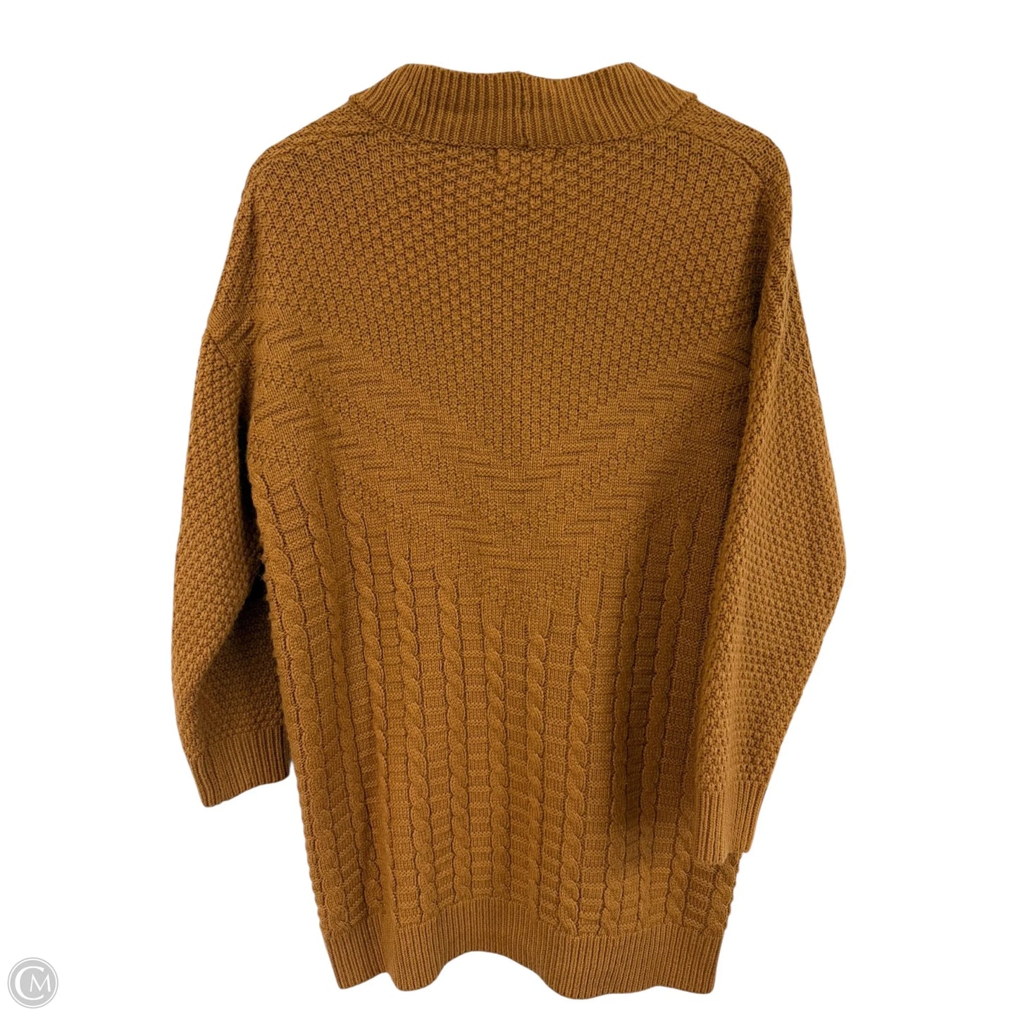 Sweater Cardigan By Dreamers In Tan, Size: S