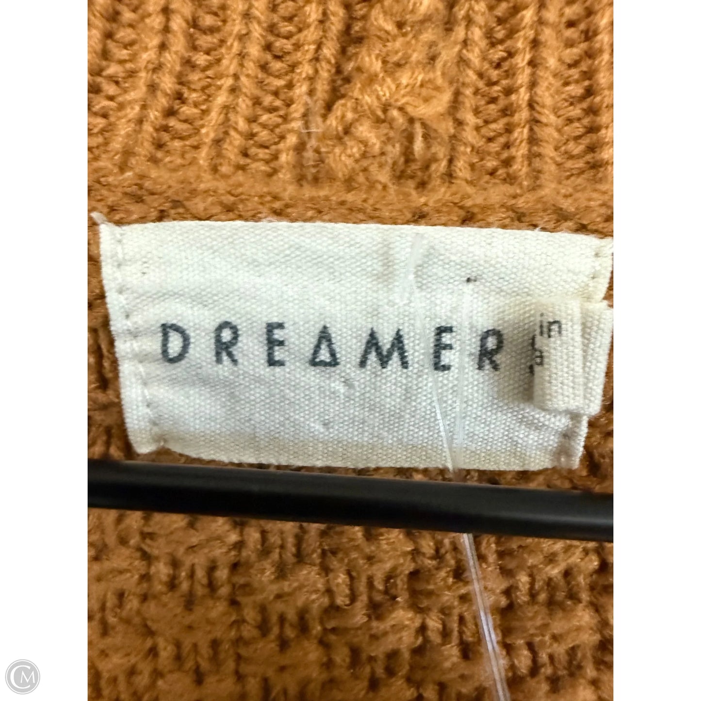 Sweater Cardigan By Dreamers In Tan, Size: S