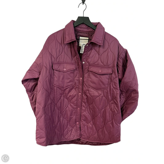 Jacket Puffer & Quilted By Clothes Mentor In Purple, Size: L
