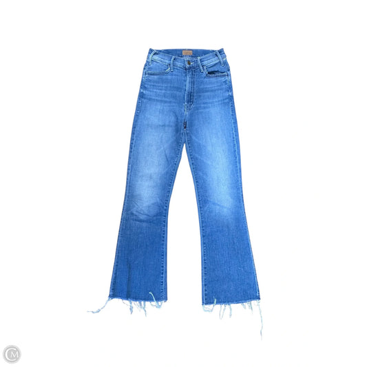 Jeans Boot Cut By Mother Jeans In Blue Denim, Size: 0