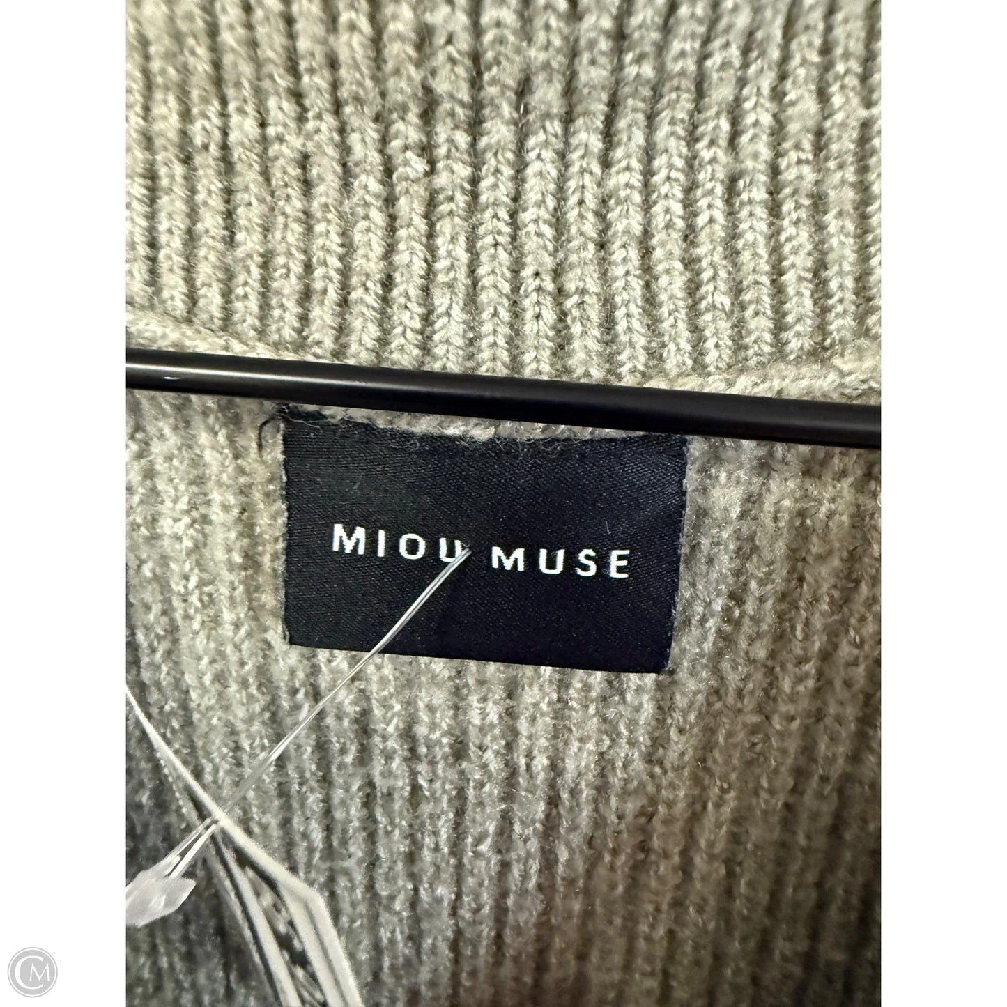 Vest Sweater By Cmc In Grey, Size: S