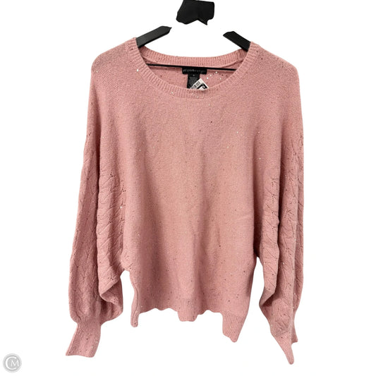 Sweater By Design History In Pink, Size: M