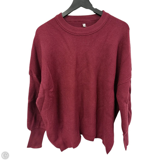 Sweater By Cmf In Maroon, Size: S