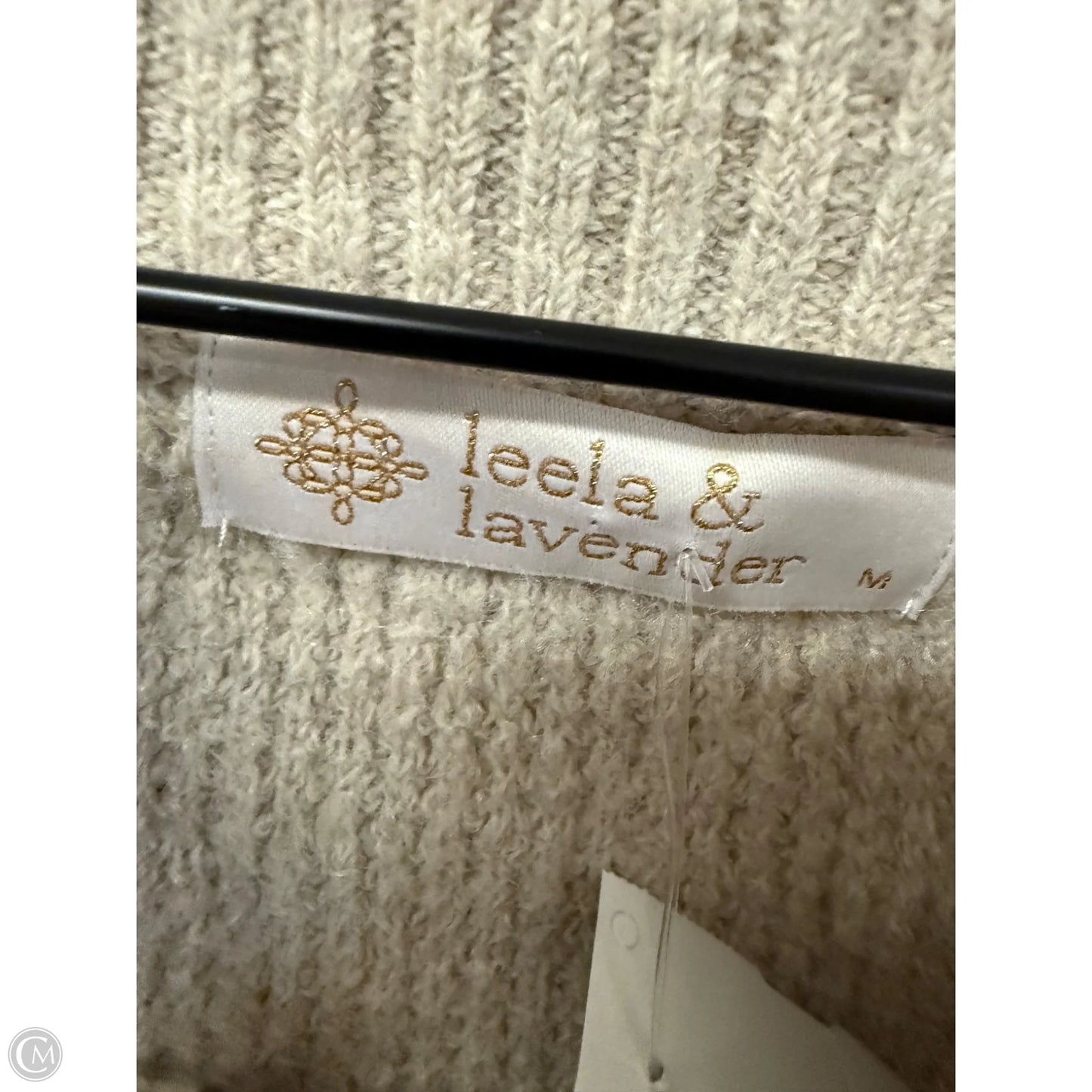 Sweater By Leela & Lavender In Beige, Size: M