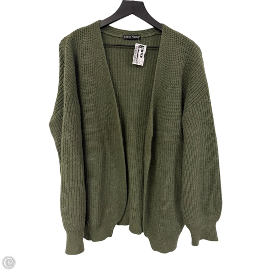 Sweater Cardigan By Shein In Green, Size: L
