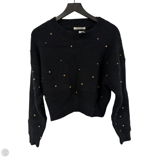 Sweater By Clothes Mentor In Black, Size: S