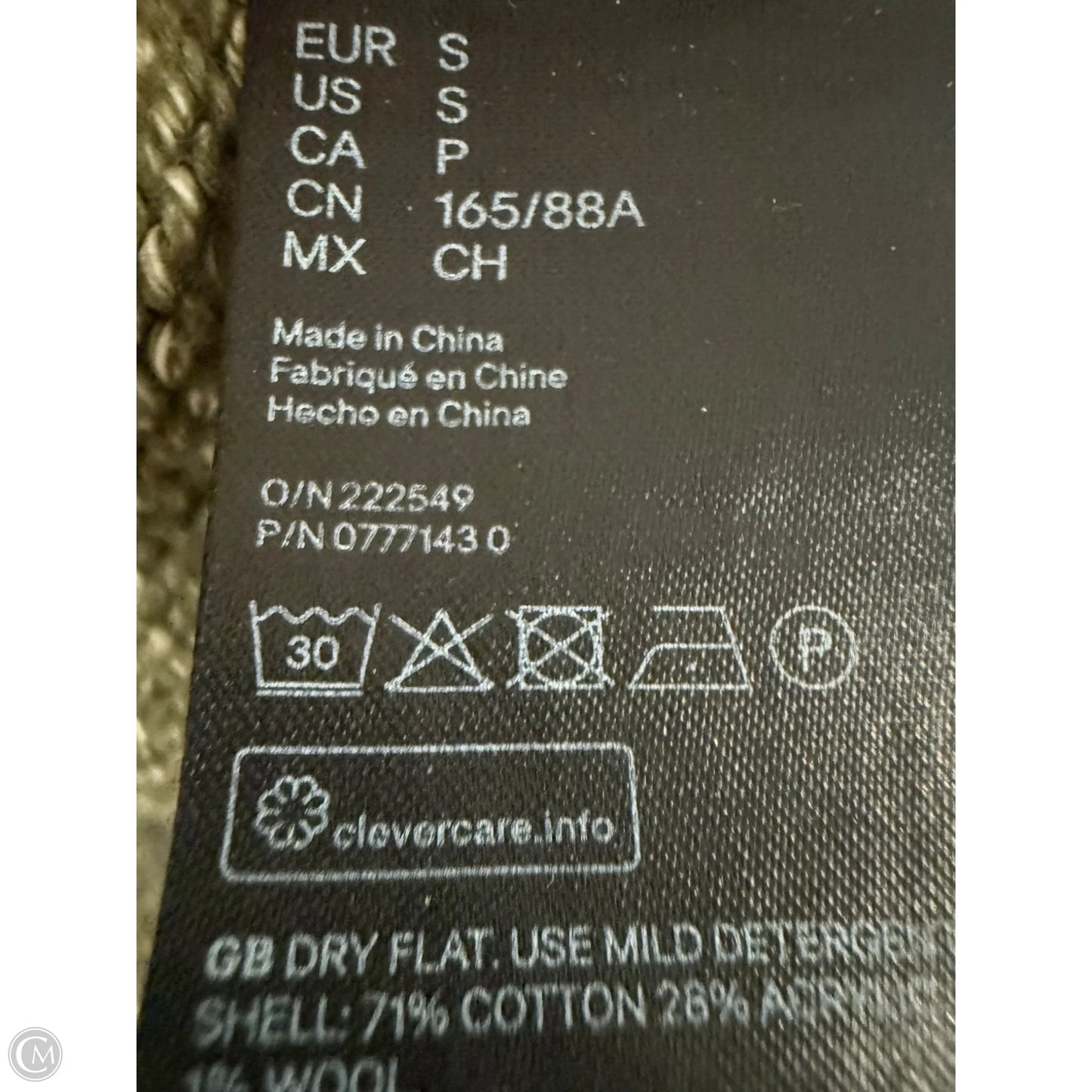 Sweater By H&m In Green, Size: S